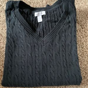 Black warm sweater
